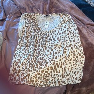 Leopard Print Women's Top